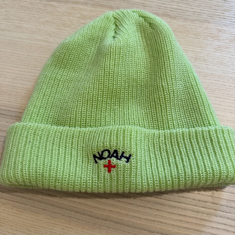 Noah core logo beanie in green